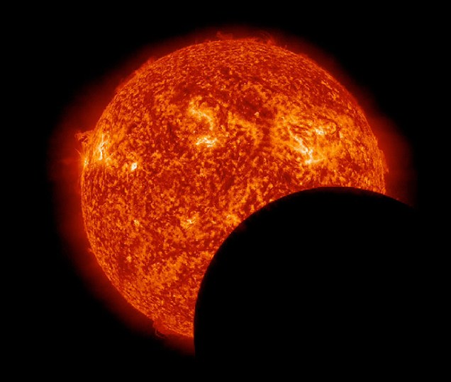 Eclipse parcial do Sol