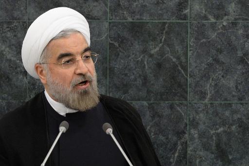O presidente iraniano, Hassan Rohani, na tribuna da ONU nesta terça-feira, 24 de setembro de 2013