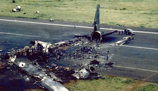 Destroços do Boeing da KLM em Tenerife