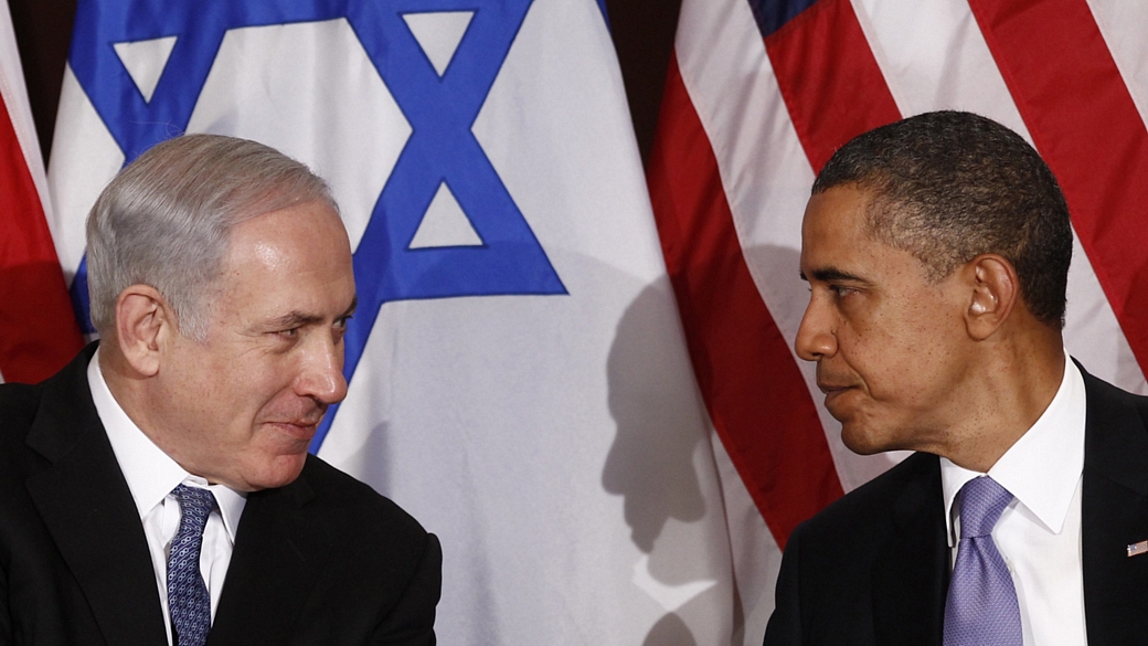 Premiê israelense Benjamin Netanyahu e presidente americano Barack Obama durante encontro em 2011