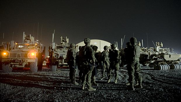 Tropa da Otan em Kandahar, no Afeganistão, no dia 15 de setembro de 2012