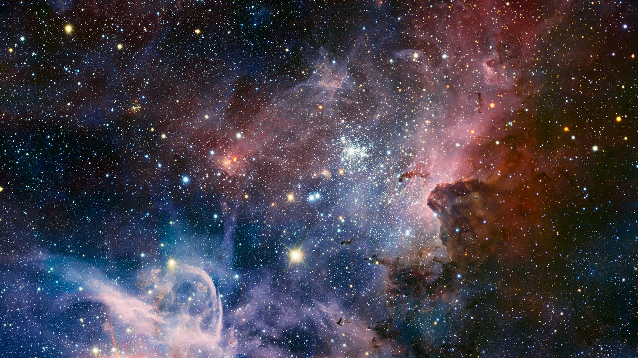 Imagem completa da Nebulosa Carina