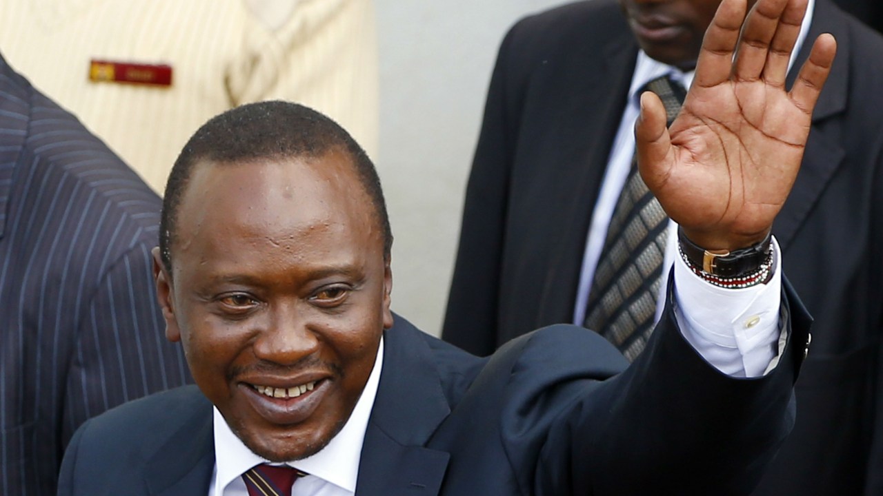 O novo presidente do Quênia, Uhuru Kenyatta