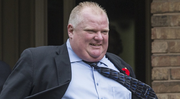 O prefeito de Toronto, Rob Ford