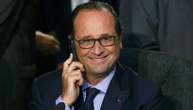 O presidente Hollande durante a reunião de cúpula da Otan