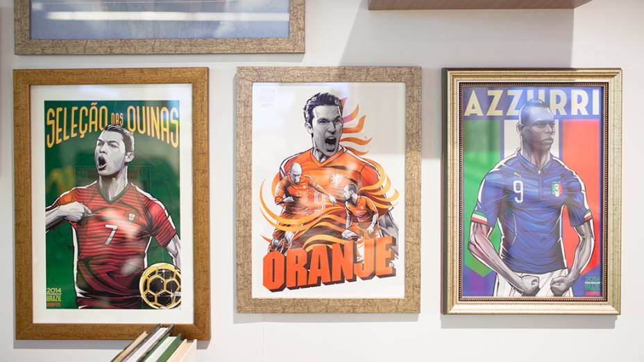 Escritório dos "doodlers" no prédio do Google, em São Paulo