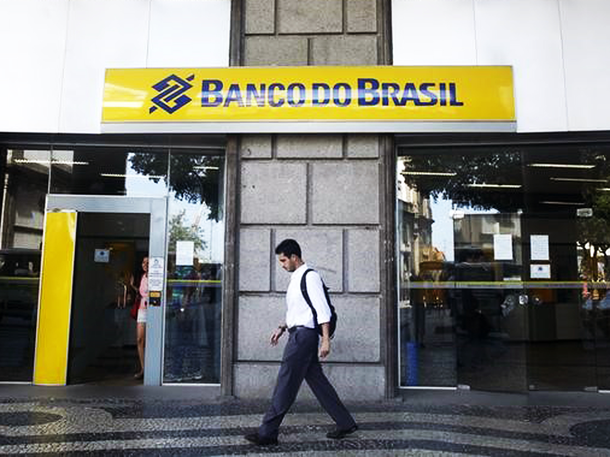 Agência do Banco do Brasil no centro do Rio de Janeiro