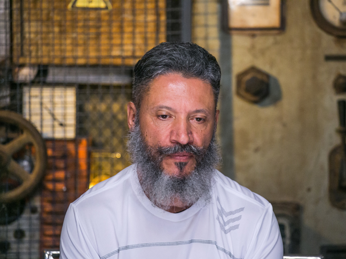 Laércio na formação do paredão do 'BBB16'