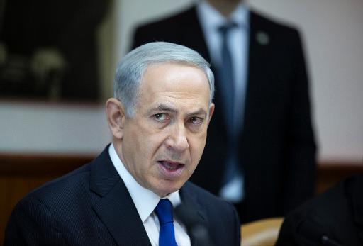 O primeiro-ministro israelense, Benjamin Netanyahu, participa de uma reunião de gabinete, em Jerusalém