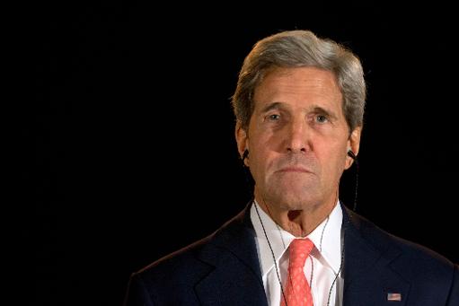 O secretário de Estado americano, John Kerry