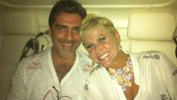 Xuxa e Junno Andrade juntos no Carnaval