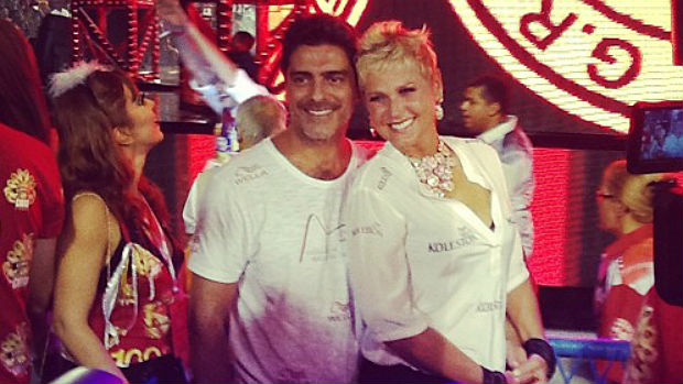 Xuxa e Junno Andrade juntos no Carnaval
