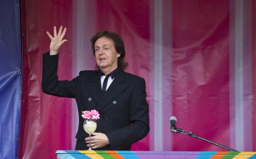 Paul McCartney durante uma apresentação. Cantor mandou carta para Putin