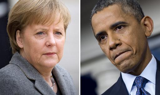 Angela Merkel e Barack Obama