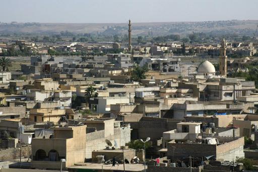 Vista de Mossul, que está desde junho de 2014 sob o controle do grupo jihadista Estado Islâmico (EI)