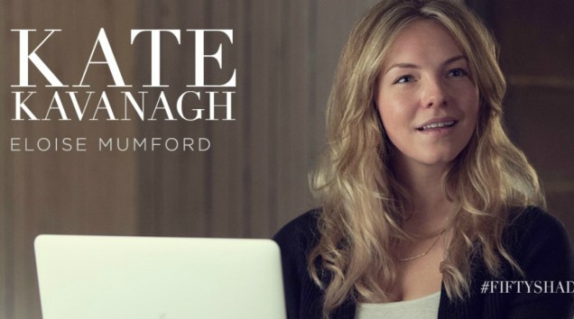 A atriz Eloise Mumford vive Kate Kavanagh em Cinquenta Tons de Cinza