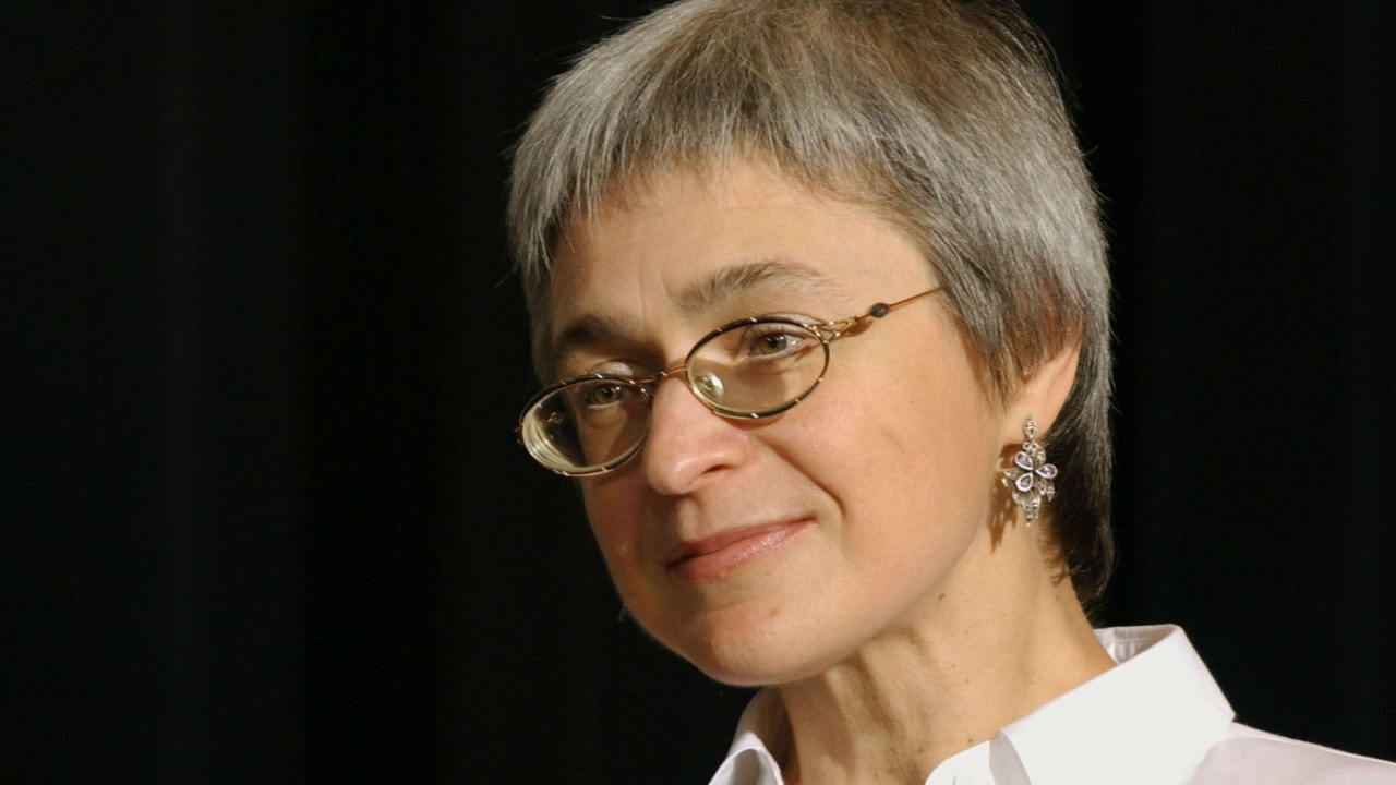 A jornalista russa Anna Politkovskaya, assassinada em outubro de 2006