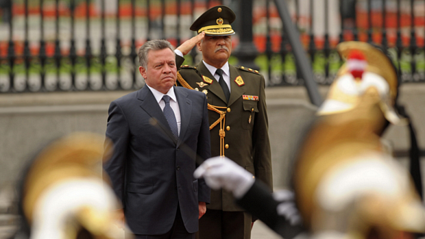 O rei da Jordânia, Abdullah II
