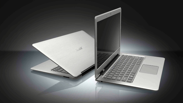 Ultrabook fabricado pela Acer com processador Intel