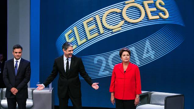 A Rede Globo promoveu nesta sexta-feira (24) à noite o último debate do segundo turno entre os candidatos a presidente Aécio Neves (PSDB) e Dilma Rousseff (PT)