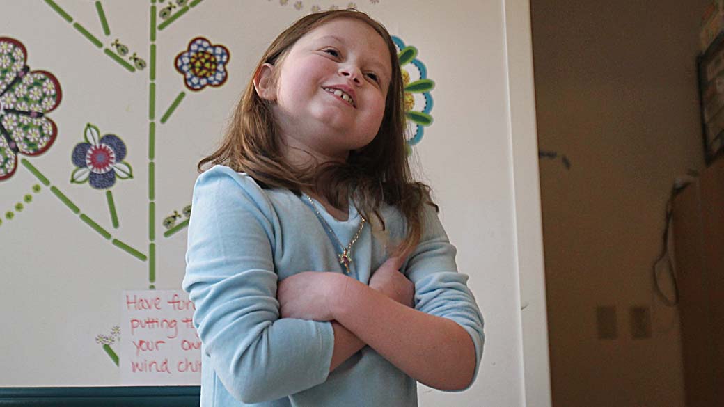 Alannah Shevenell, 9 anos, superou transplante de seis órgãos, nos Estados Unidos
