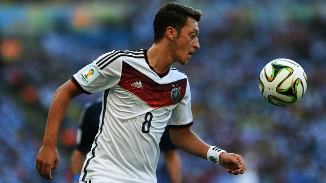 O alemão Özil durante o jogo contra a Argentina na final da Copa no Maracanã, no Rio