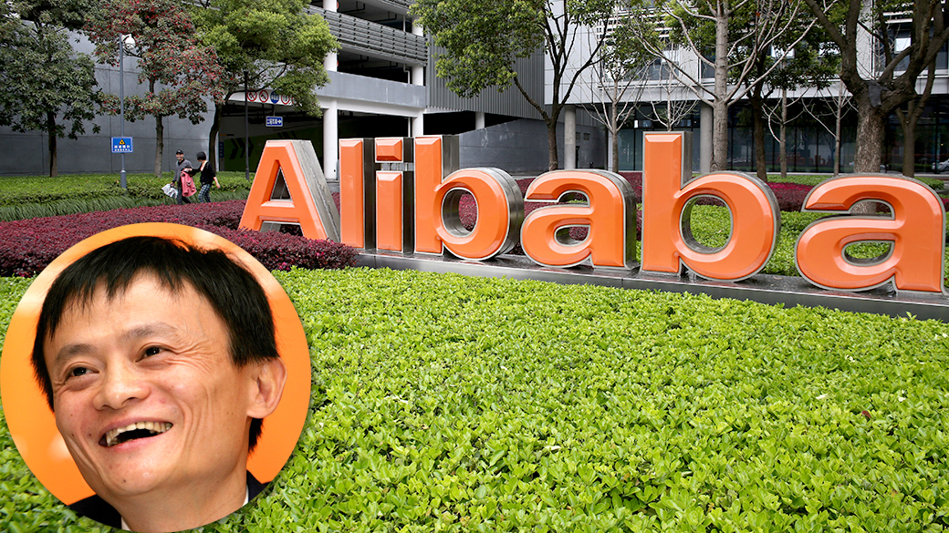 Alibaba e seu fundador, Ma Yun