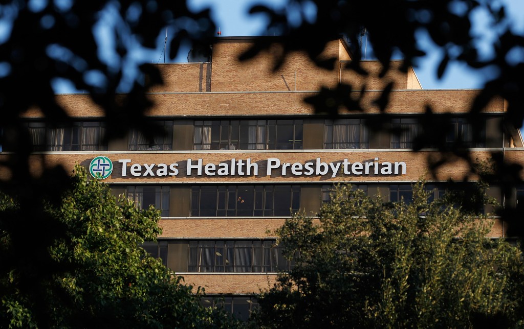 Hospital Presbiteriano de Dallas, no Texas, onde duas enfermeiras contraíram ebola