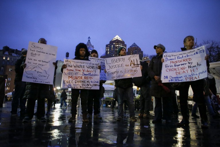 Protesto em Nova York pela morte de Eric Garner