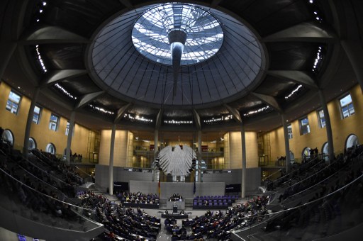 Imagem do Parlamento alemão nesta sexta-feira, 4 de dezembro, quando projeto para atuação no combate ao EI na Sìria foi aprovado