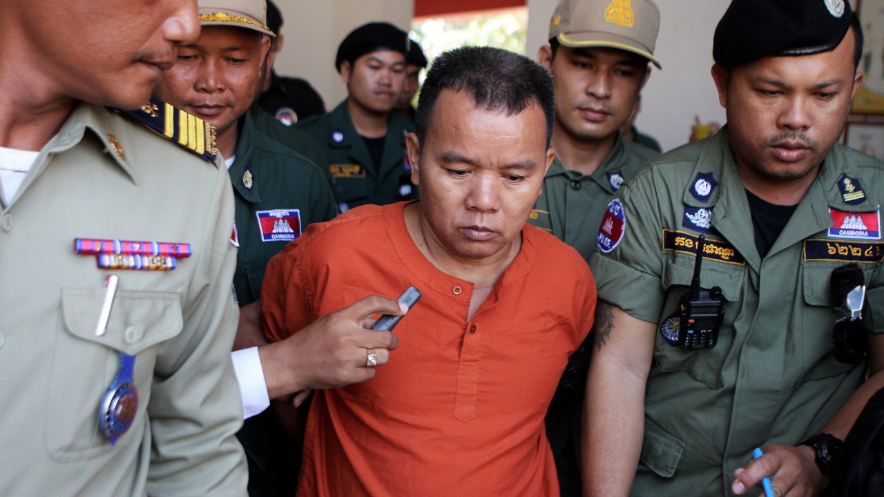 Yem Chhrin, homem preso no Camboja por infectar centenas de pessoas com o HIV