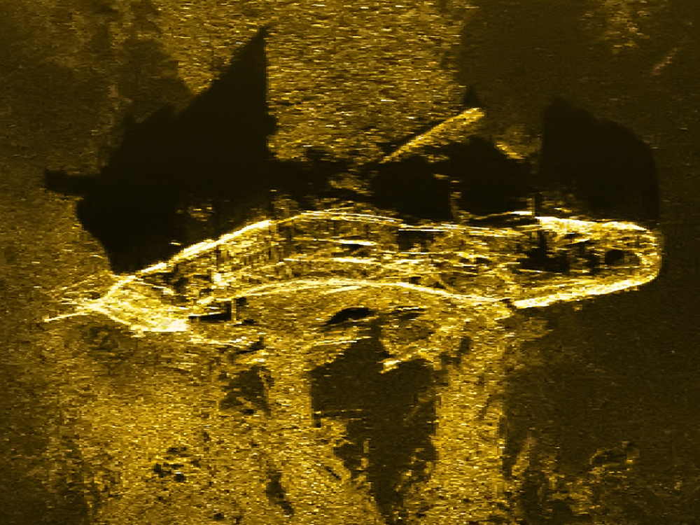 Navio encontrado durante as buscas pelo voo MH370