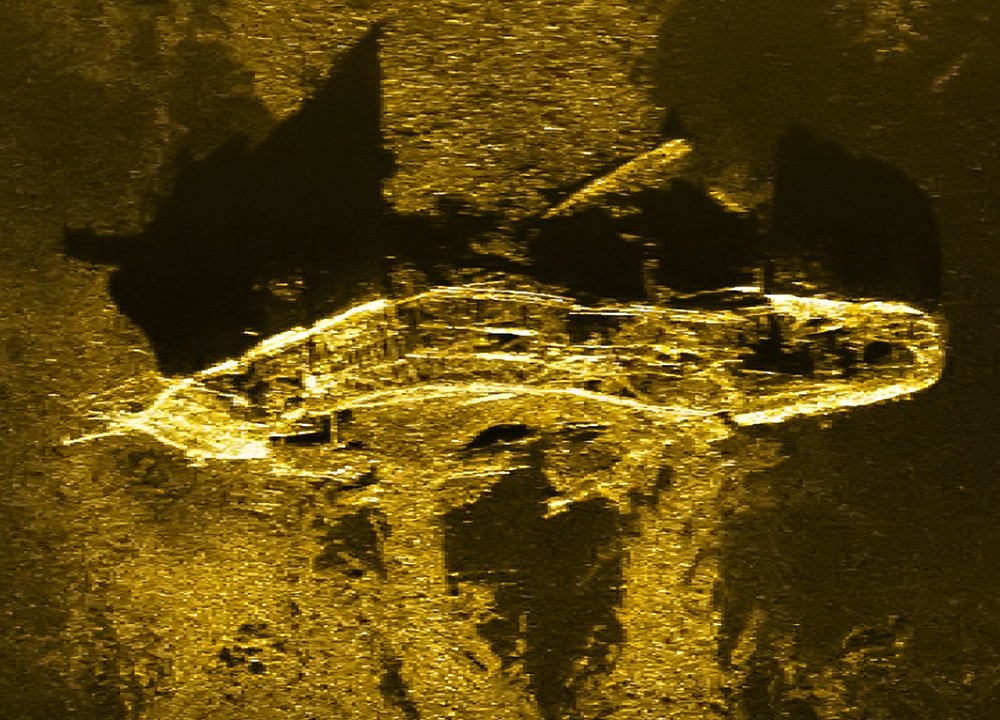 Navio encontrado durante as buscas pelo voo MH370
