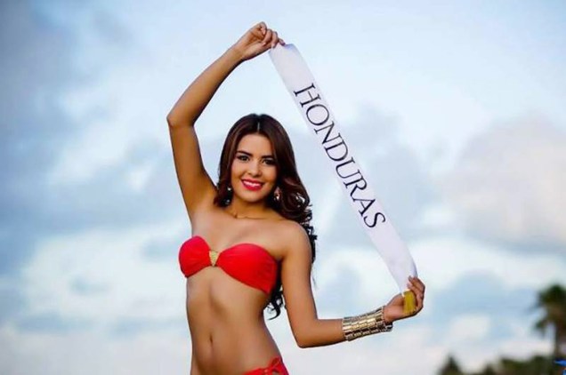 Foto sem data da miss Honduras María José Alvarado