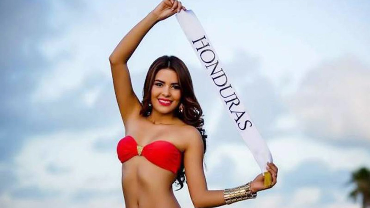 Foto sem data da miss Honduras María José Alvarado