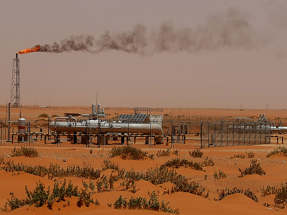 A empresa saudita controla cerca de 321 bilhões de barris de petróleo e reservas de gás