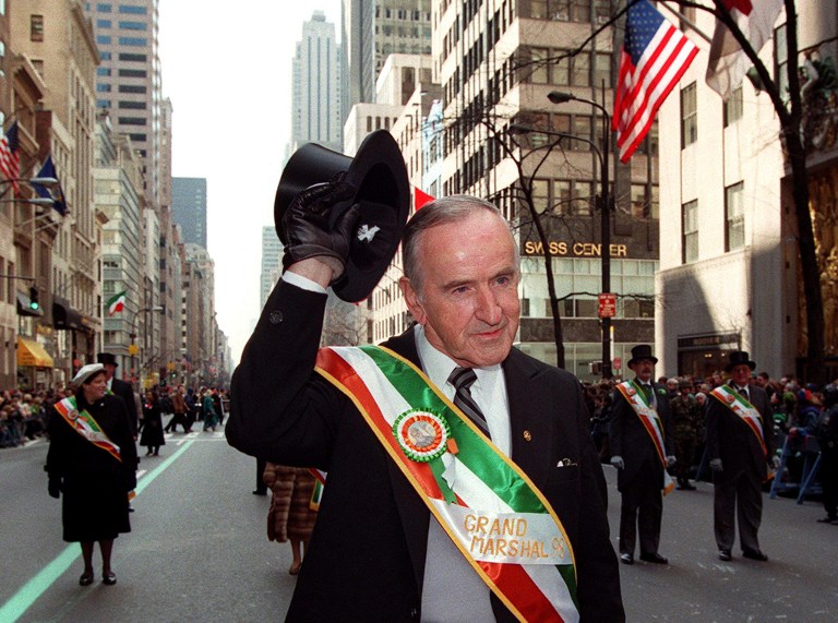 O ex-premiê norte-irlandês Albert Reynolds, em foto de 1998