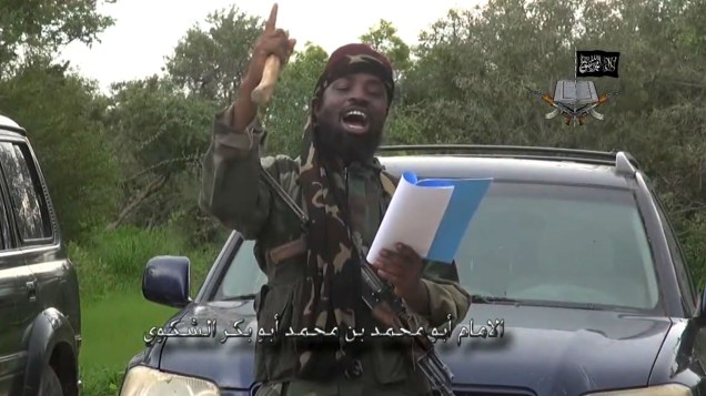 Abubakar Shekau, o chefe do grupo terrorista nigeriano Boko Haram