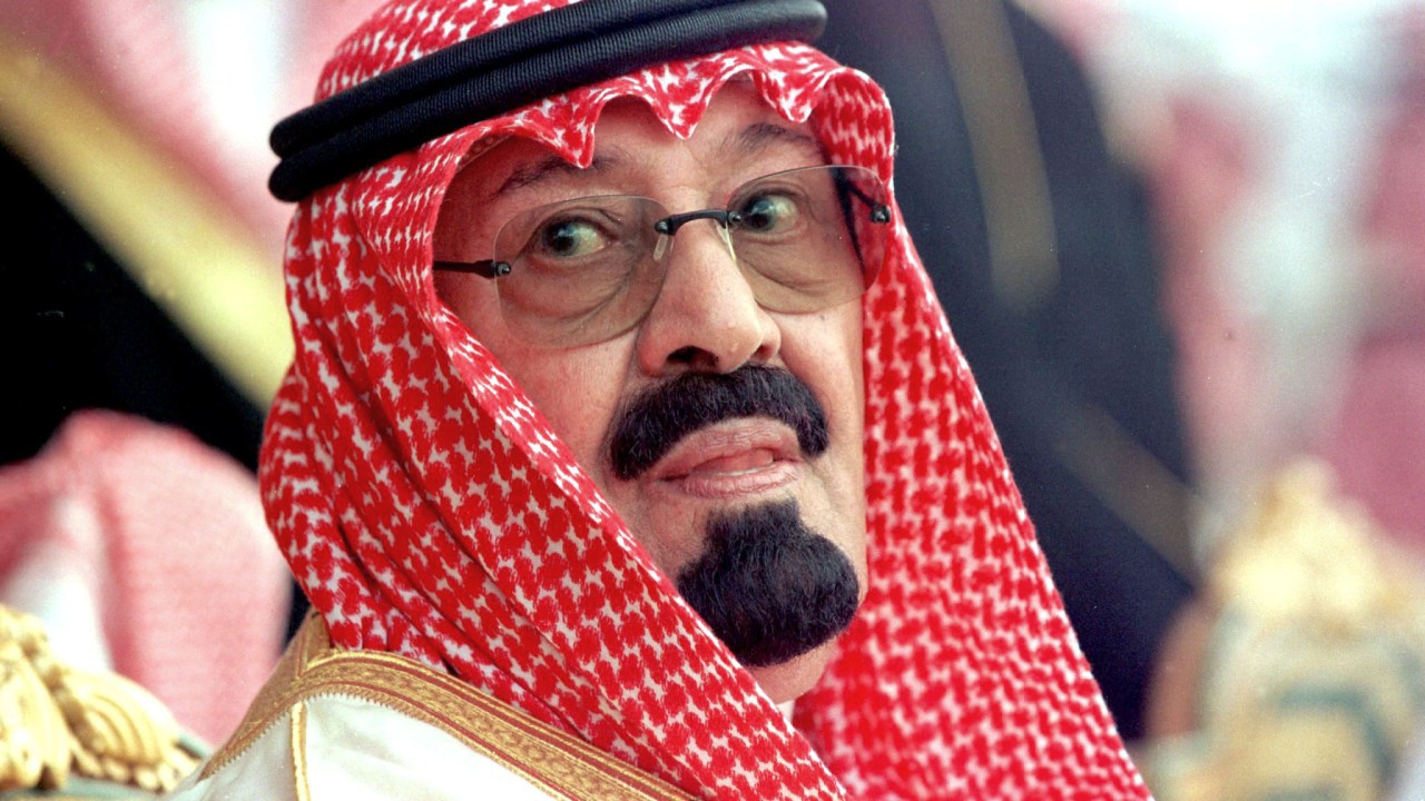 O rei Abdullah, da Arábia Saudita, em foto de 1988