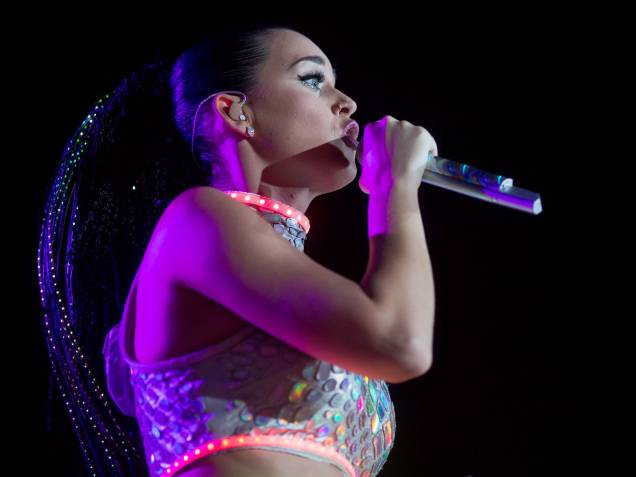 Apresentação da cantora Katy Perry no último dia do Rock in Rio 2015