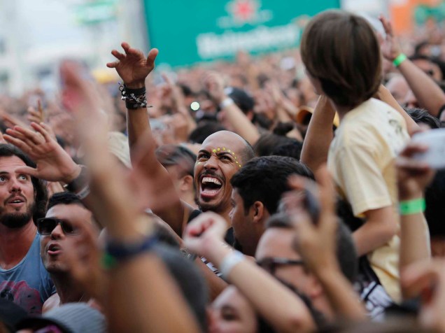 Público durante o show de Pepeu Gomes e Baby do Brasil no Palco Sunset no terceiro dia de Rock in Rio 2015