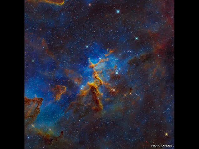 <p>Nebulosa do coração, a 7,5 mil anos-luz da Terra. Foto de Mark Hanson</p>