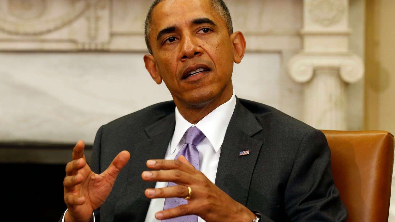 O presidente Barack Obama fala no Salão Oval da Casa Branca, em Washington