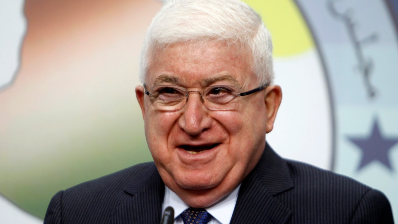 O curdo Fouad Massoum foi escolhido como novo presidente do Iraque
