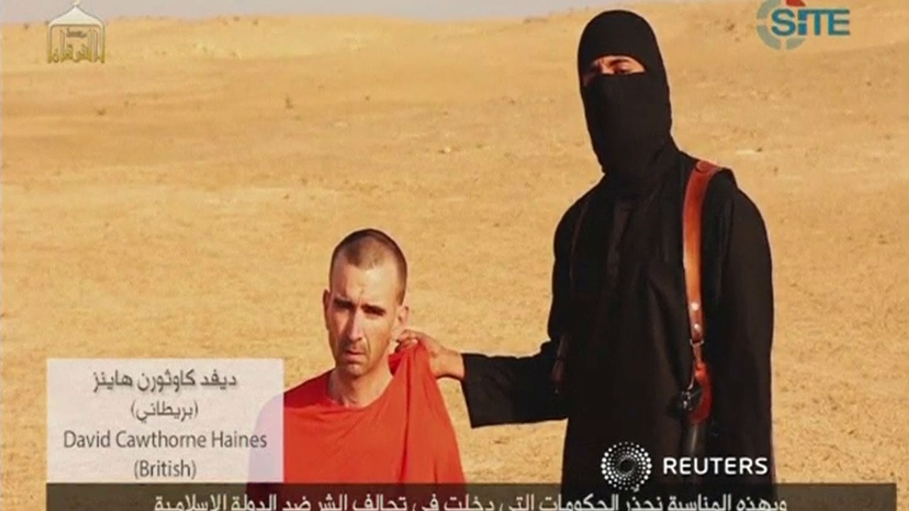 O cidadão britânico David Haines foi ameaçado de morte pelos terroristas do Estado Islâmico (EI)