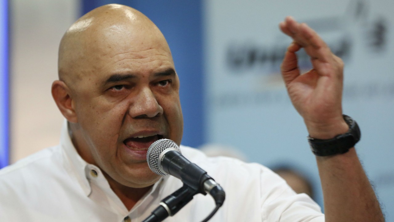 Jesús "Chúo" Torrealba, novo chefe da aliança opositora venezuelana Mesa da Unidade (MUD)
