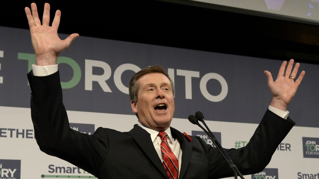 John Tory, novo prefeito de Toronto