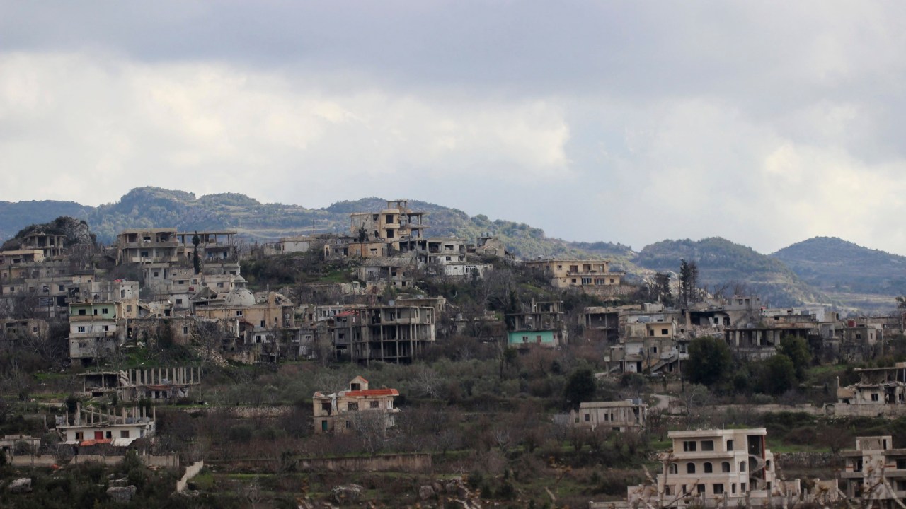Vilarejo de Doreen, território controlado pelas forças sírias na província de Latakia, no noroeste do país