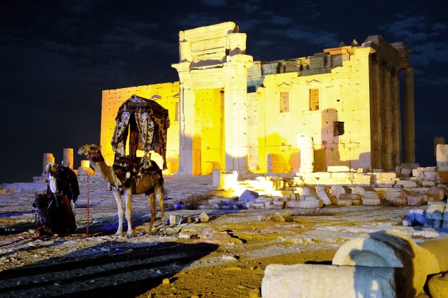 <p>Templo antiquíssimo na cidade de Palmira, na Síria</p>