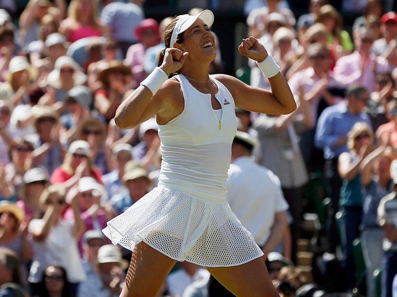 A espanhola Garbiñe Muguruza vai fazer sua primeira final de Grand Slam, em Wimbledon